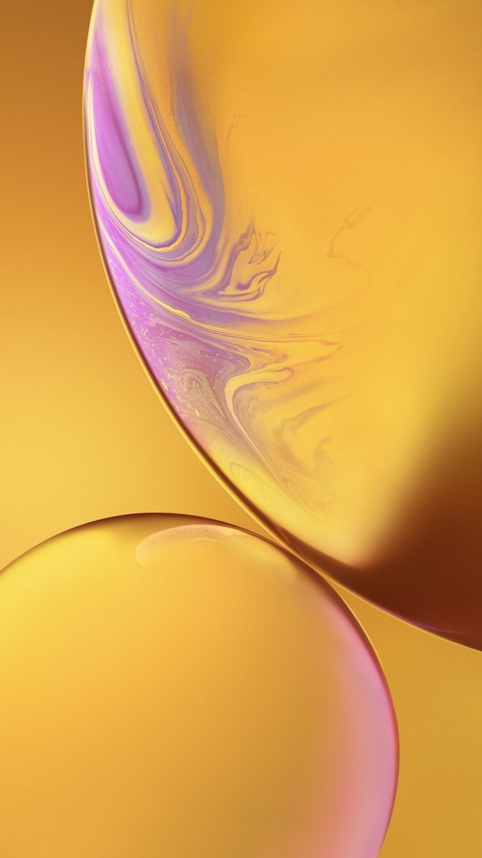 Abstract background with gold, yellow, and purple fluid shapes