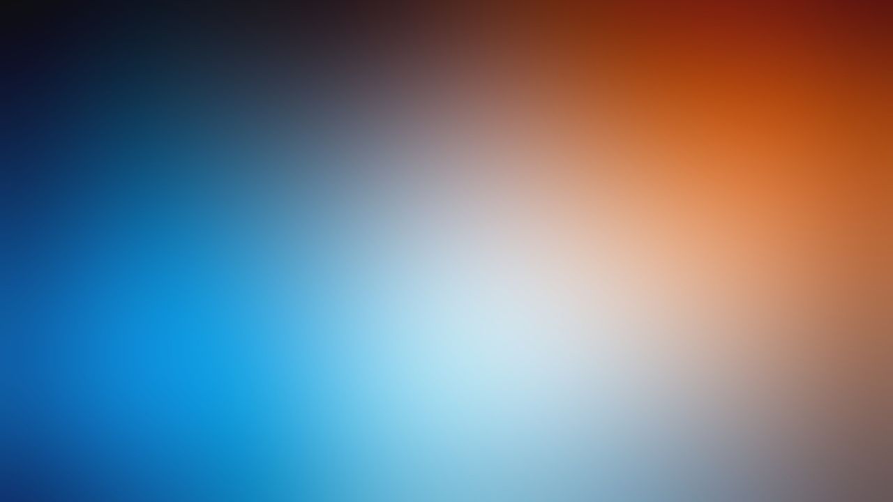 Blue and orange gradient