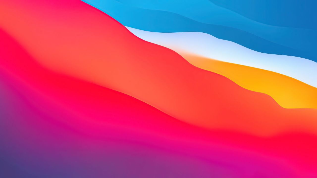 Abstract colorful gradient wave pattern background