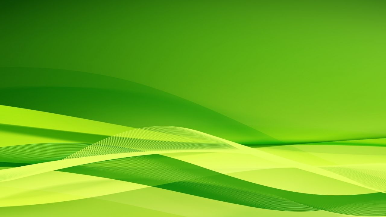 Green abstract waves wallpaper