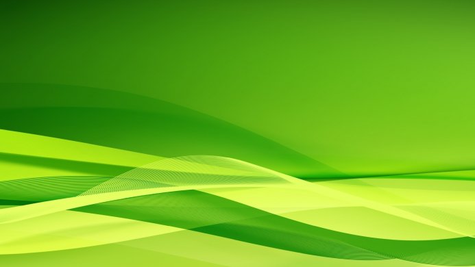 Abstract green wave design with flowing lines and gradients