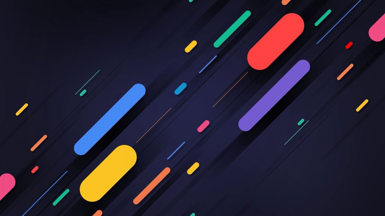 Abstract background with colorful geometric shapes and lines