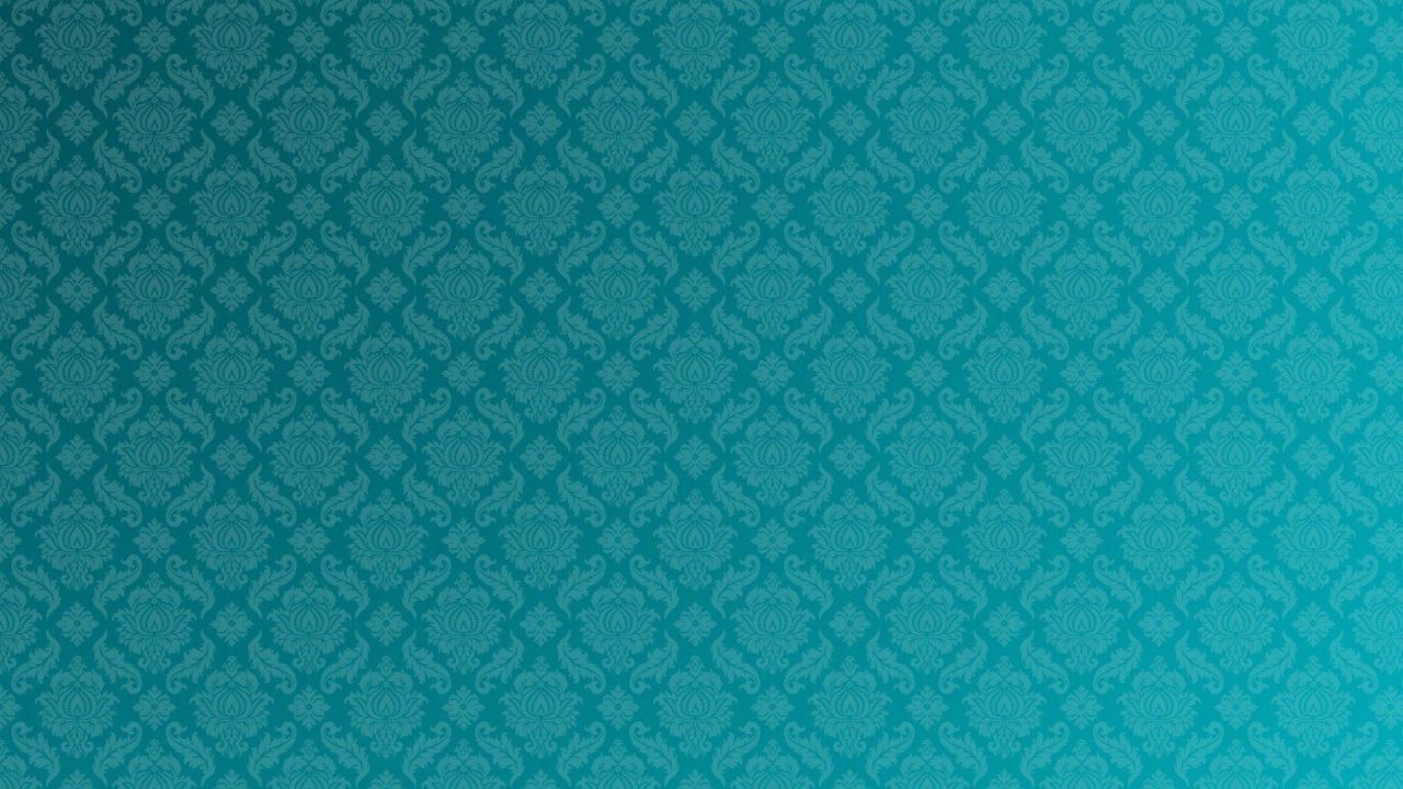 Teal damask pattern background