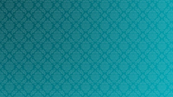 Teal damask pattern background