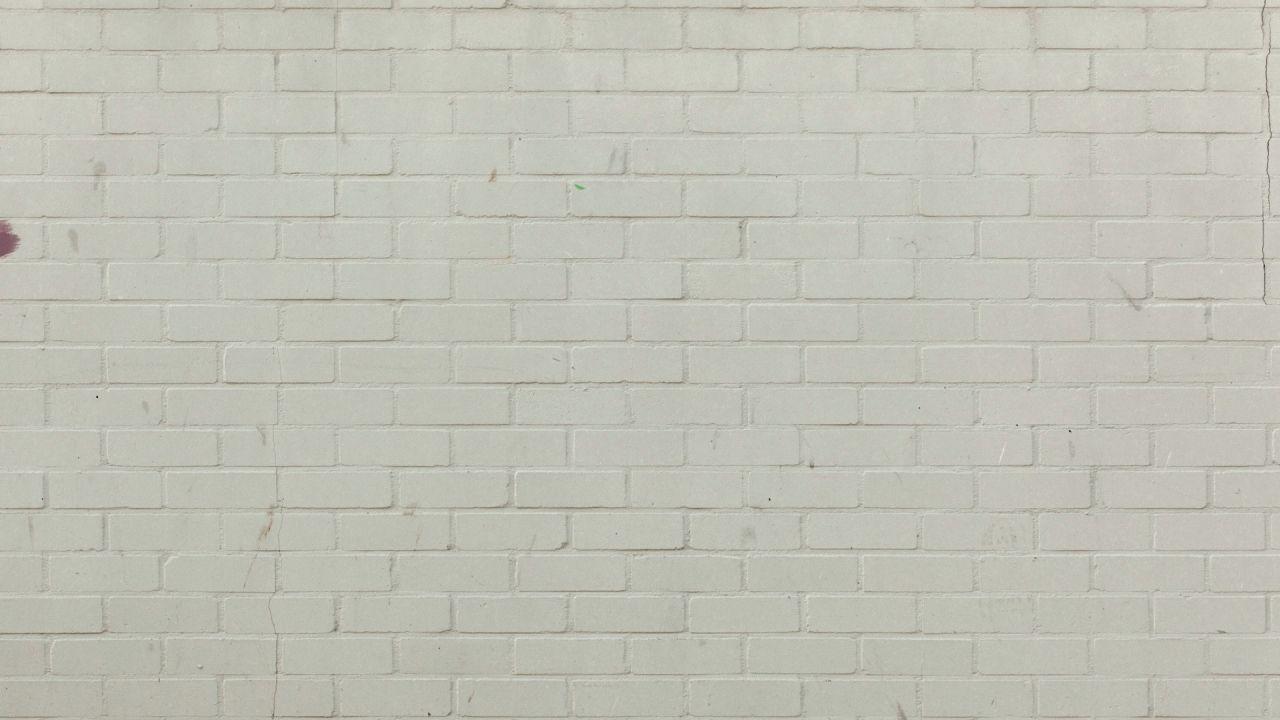 White brick wall texture background
