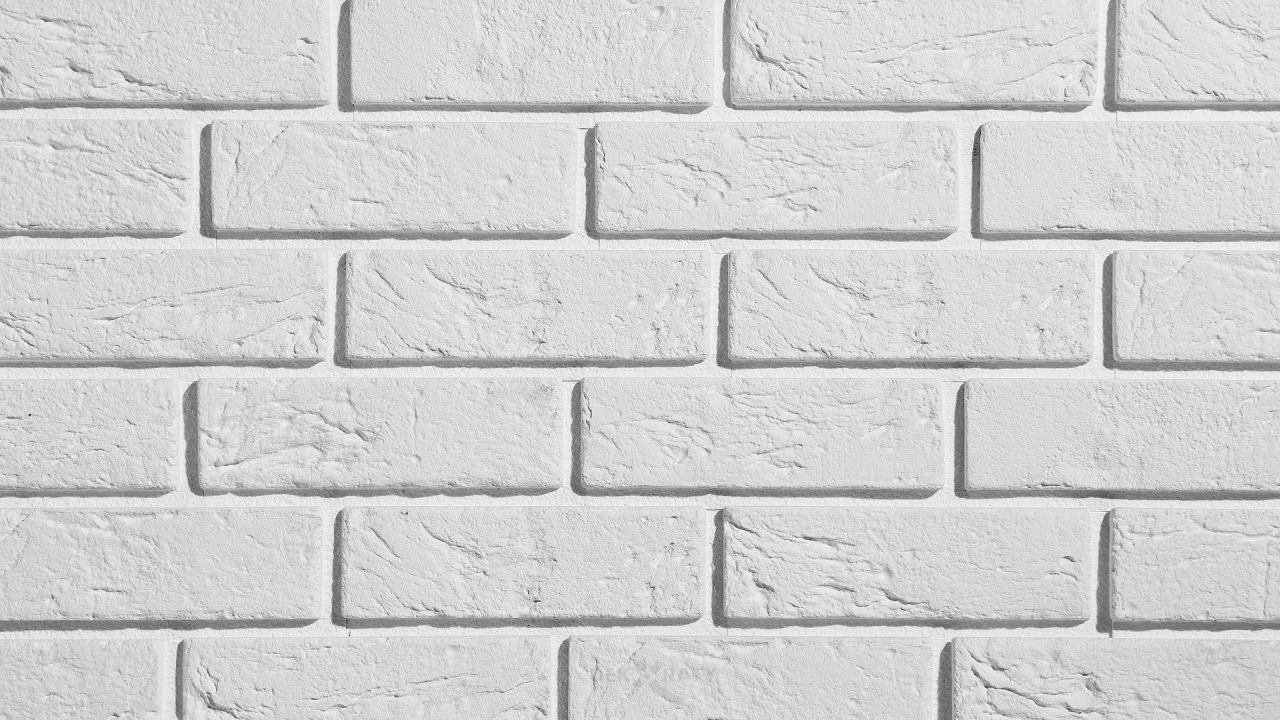 White brick wall texture close up detailed