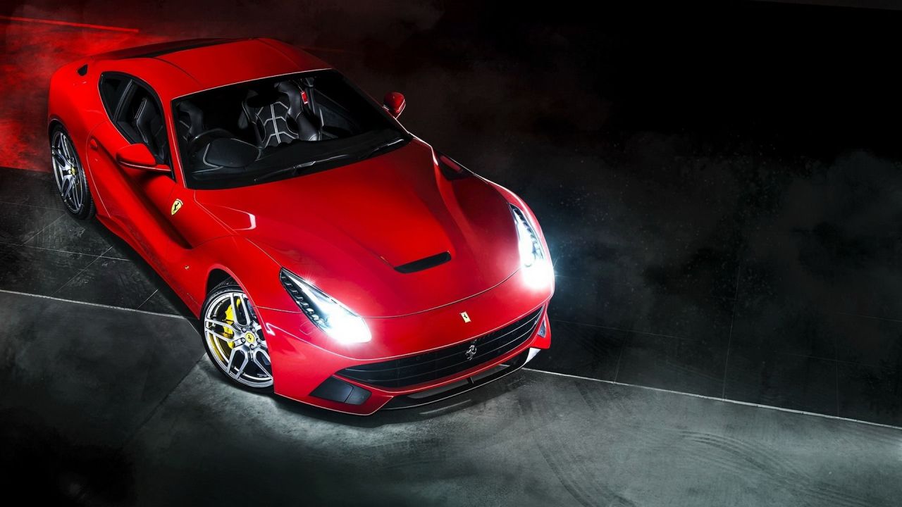 Red Ferrari F12 Berlinetta