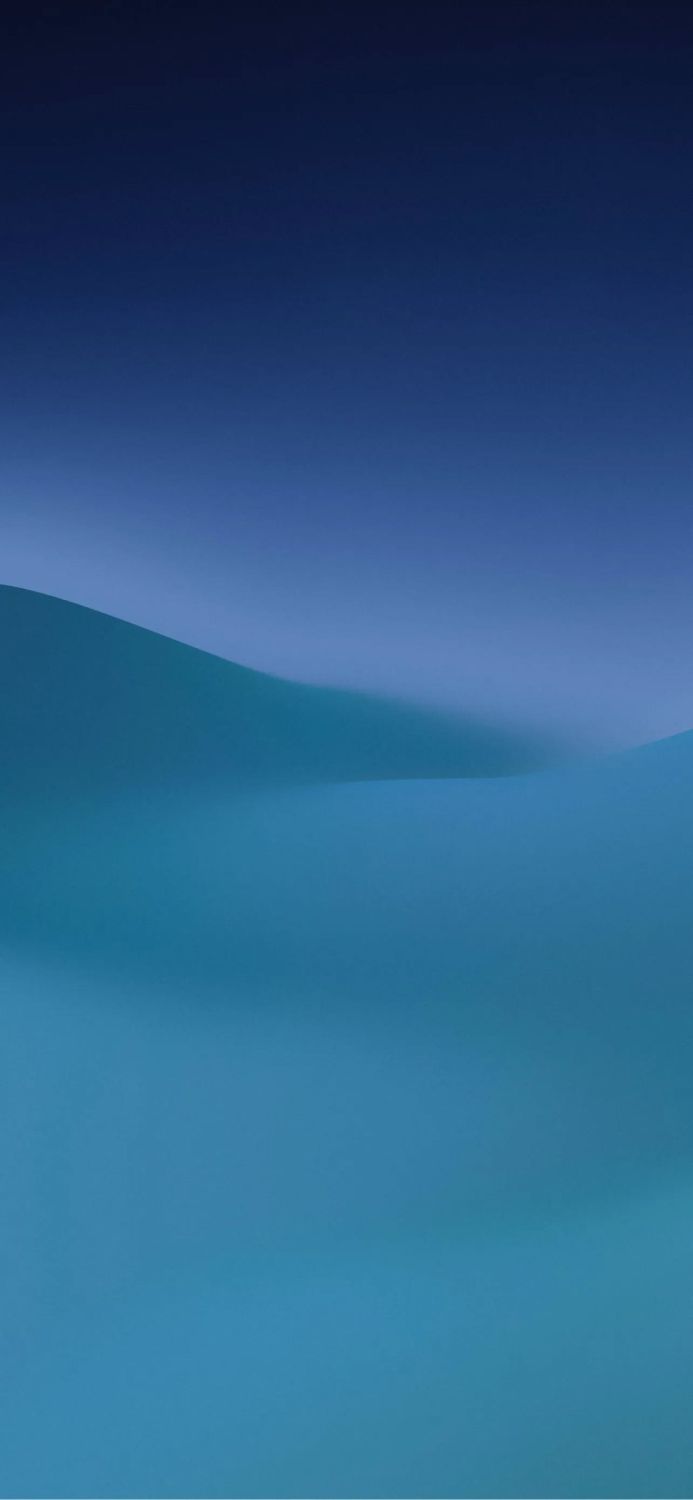 Abstract gradient with blue and turquoise curves