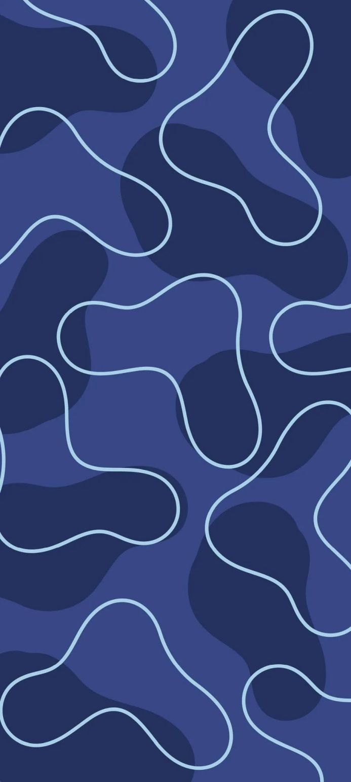 Abstract background in shades of blue with light blue wavy lines