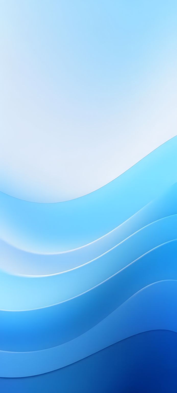 Abstract background with blue and white flowing waves