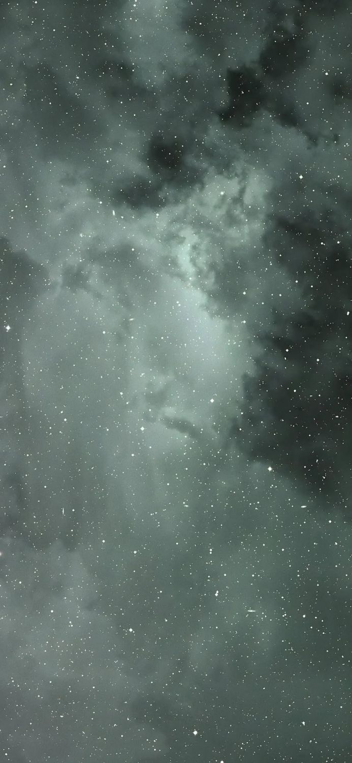 Night sky with clouds and stars