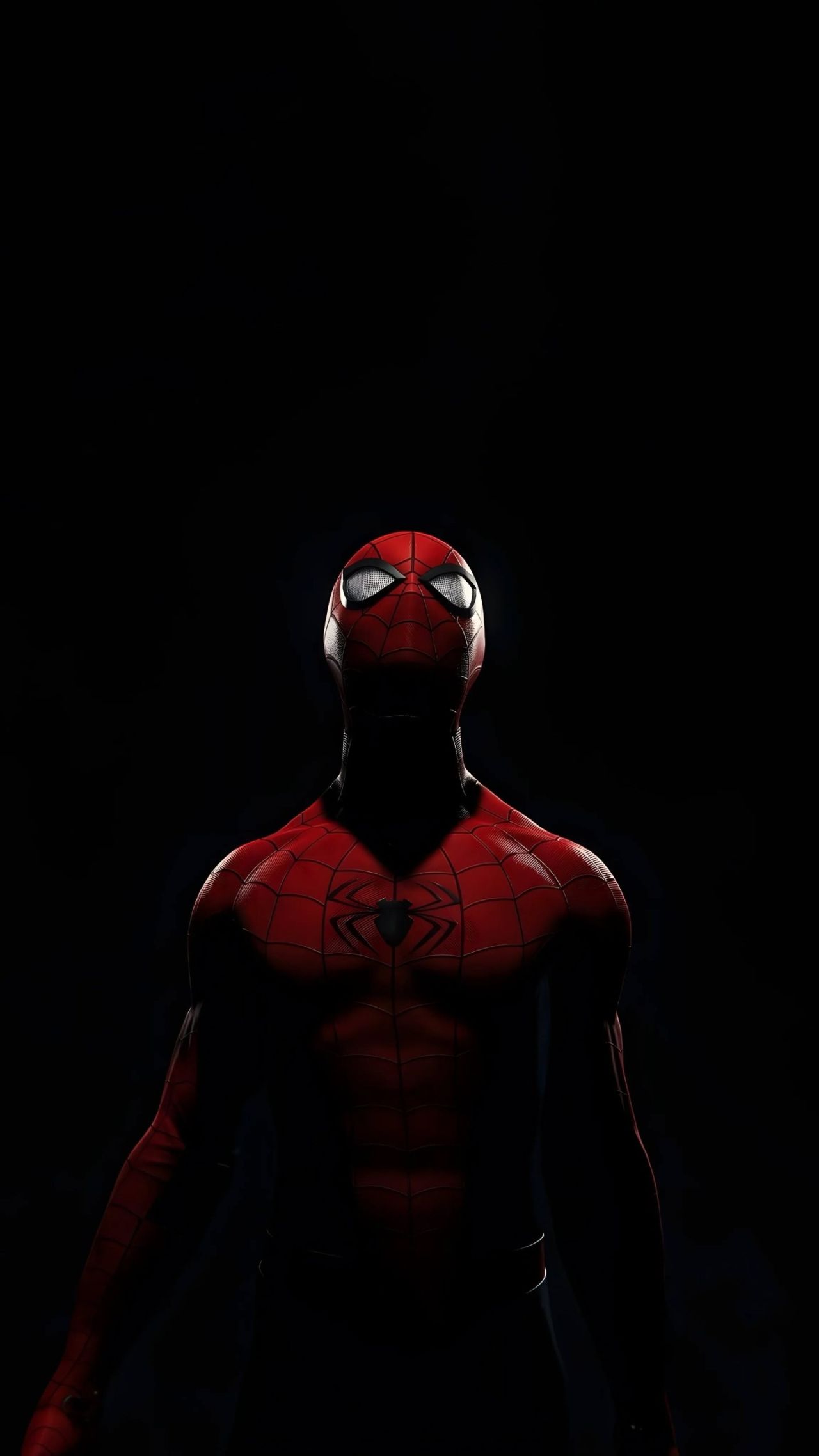 Spider-Man in red and blue suit
