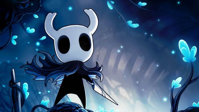 The Knight from Hollow Knight with sword