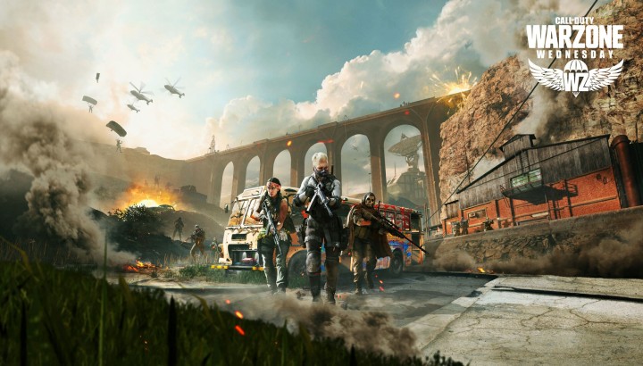 Call of Duty Warzone soldiers with weapons