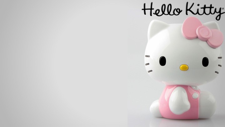 Hello Kitty cute mascot with pink bow