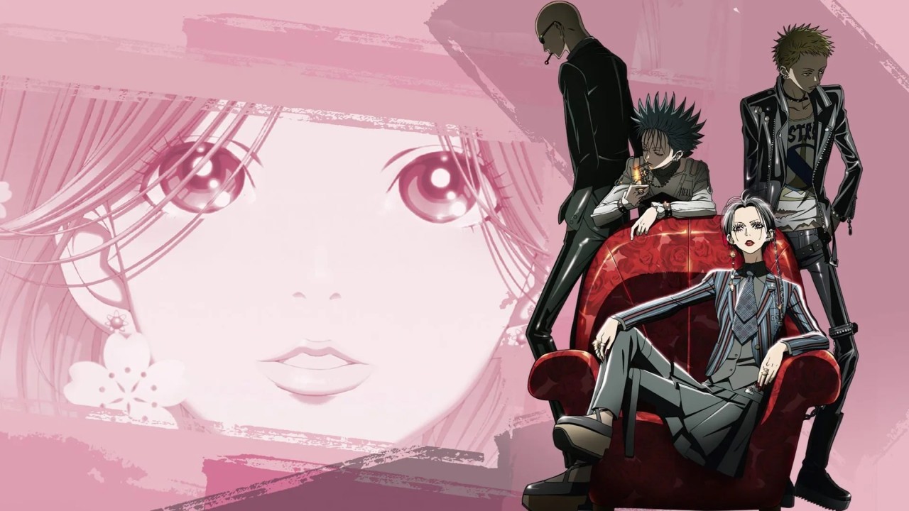 Nana Osaki and Nana Komatsu anime characters NANA logo