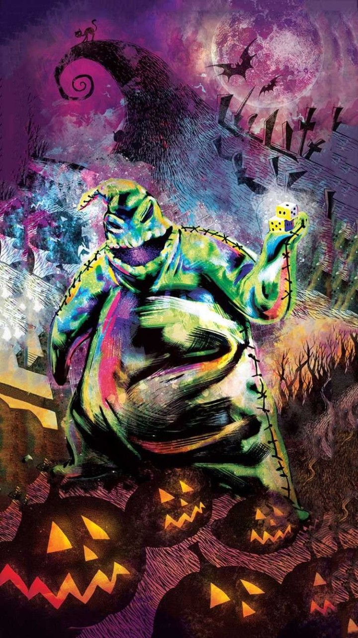 Oogie Boogie with dice from Nightmare Before Christmas