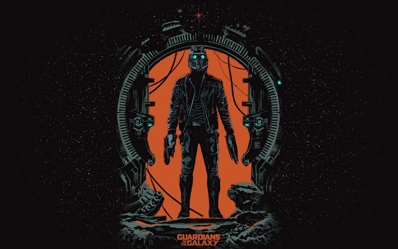 Star Lord hand suit Guardians of the Galaxy logo