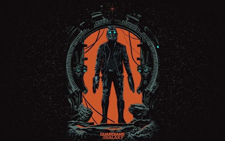 Star Lord hand suit Guardians of the Galaxy logo