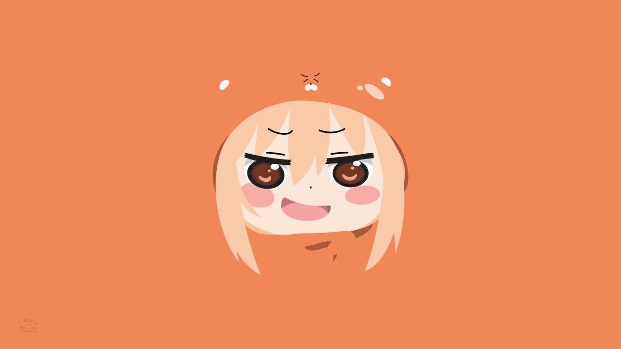 Umaru Doma chibi face minimalist illustration