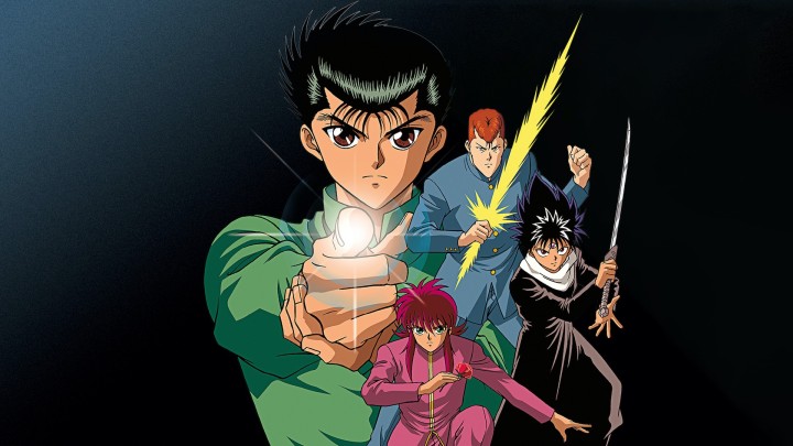 Yu Yu Hakusho characters Yusuke Kuwabara Hiei Kurama