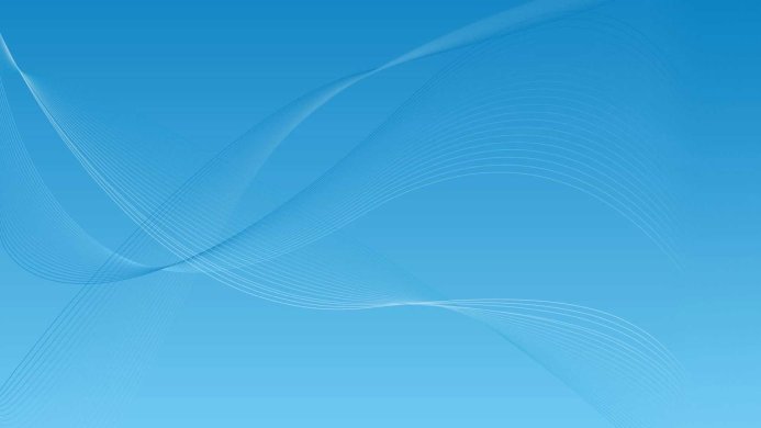 Abstract blue background with flowing white lines