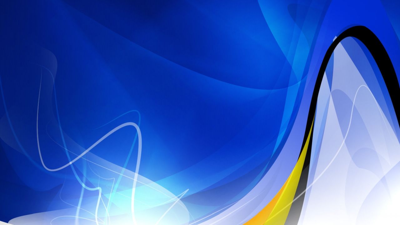 Abstract background blue yellow waves