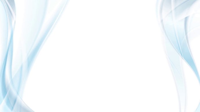 Abstract background of flowing light blue lines on white