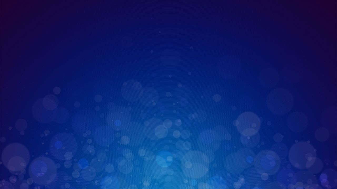 Abstract blue background with bokeh lights gradient