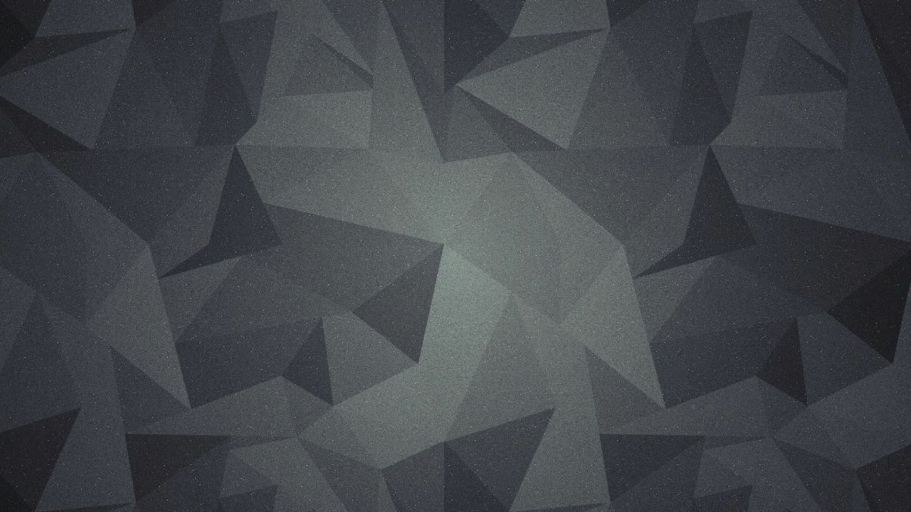 Abstract dark grey polygonal pattern background