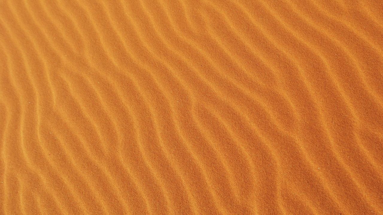 Sand dunes texture close up abstract pattern