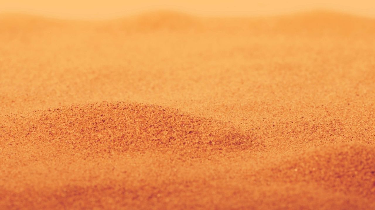 Close up sand dunes texture background