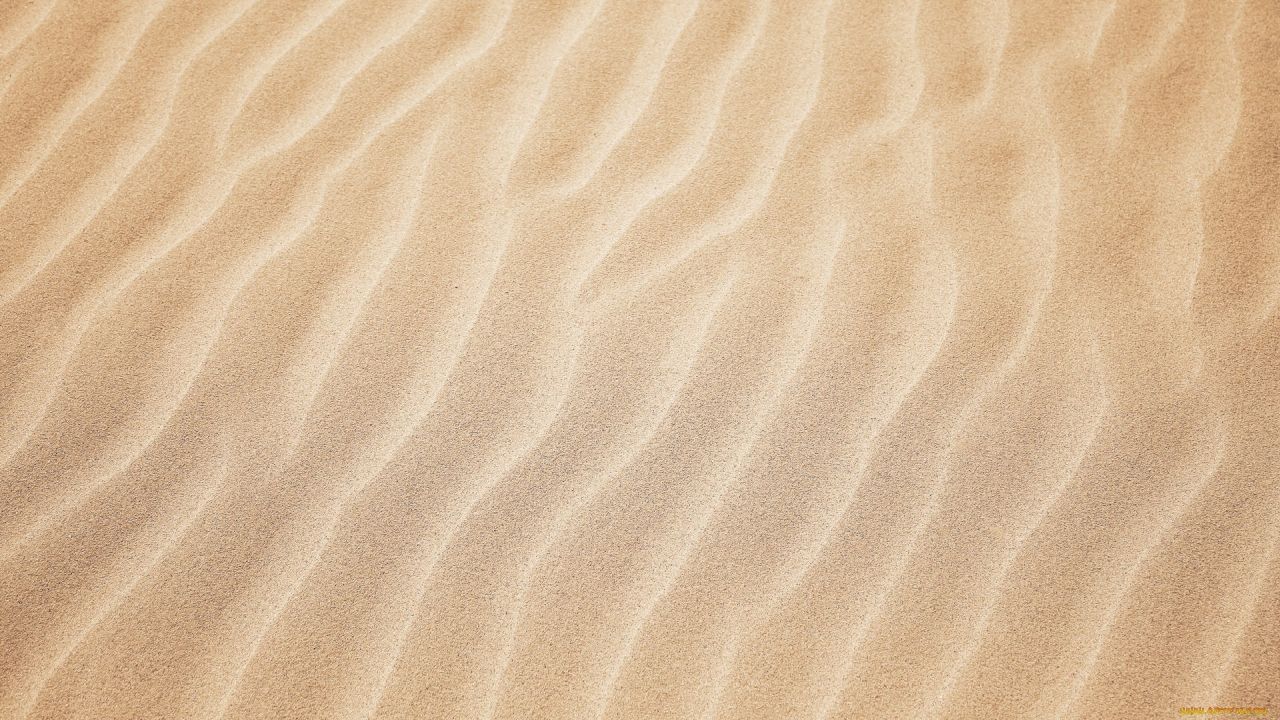 Close up of sand dunes texture and patterns