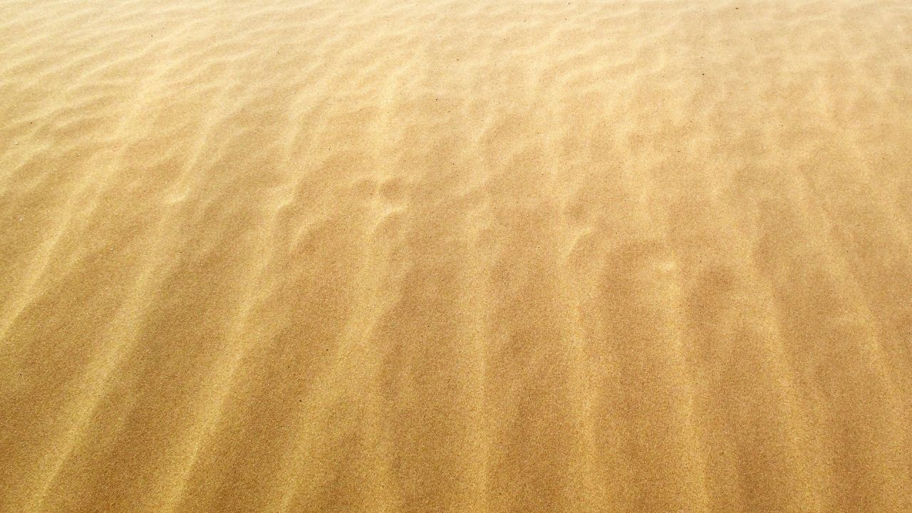 Sand texture with ripples and gradient light