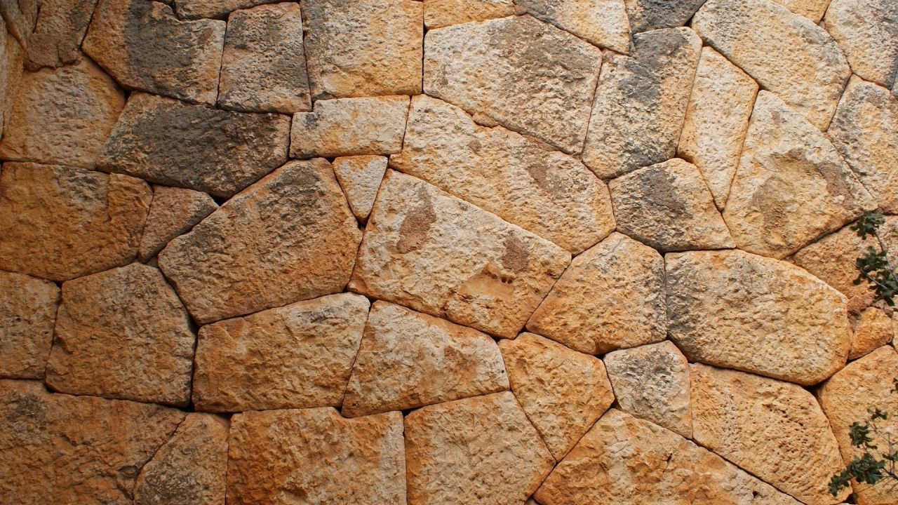 Stone wall texture pattern