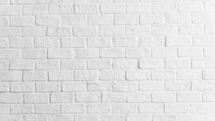 White brick wall background texture