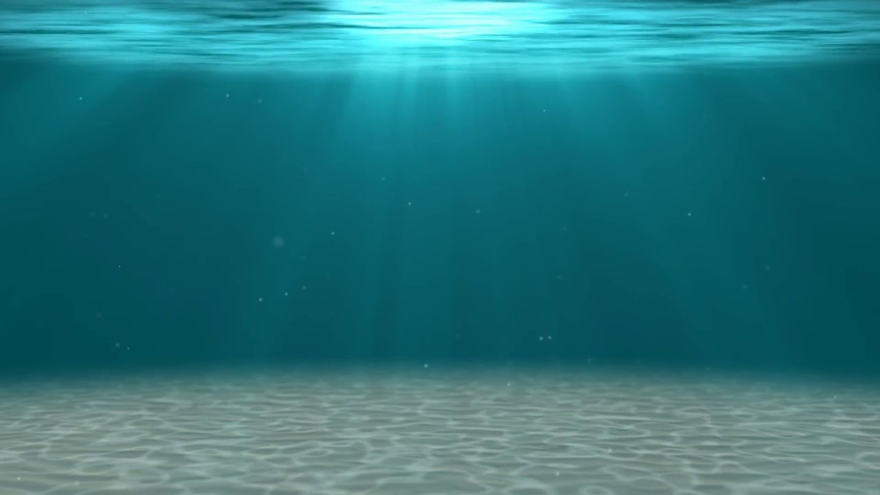 Sunlight under water