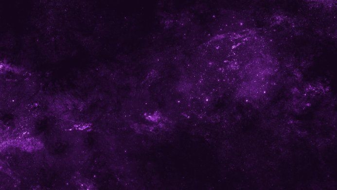 A purple and black galaxy with stars and cosmic dust