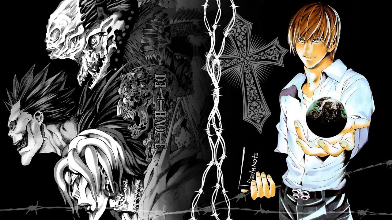 Death Note Light Yagami Ryuk Rem Shinigami artwork