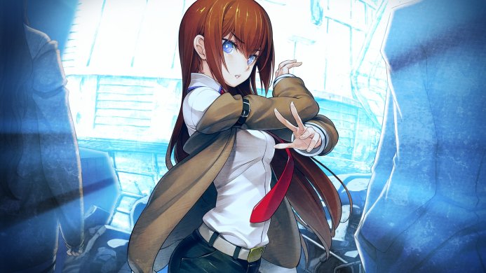 Kurisu Makise from Steins;Gate anime in lab coat