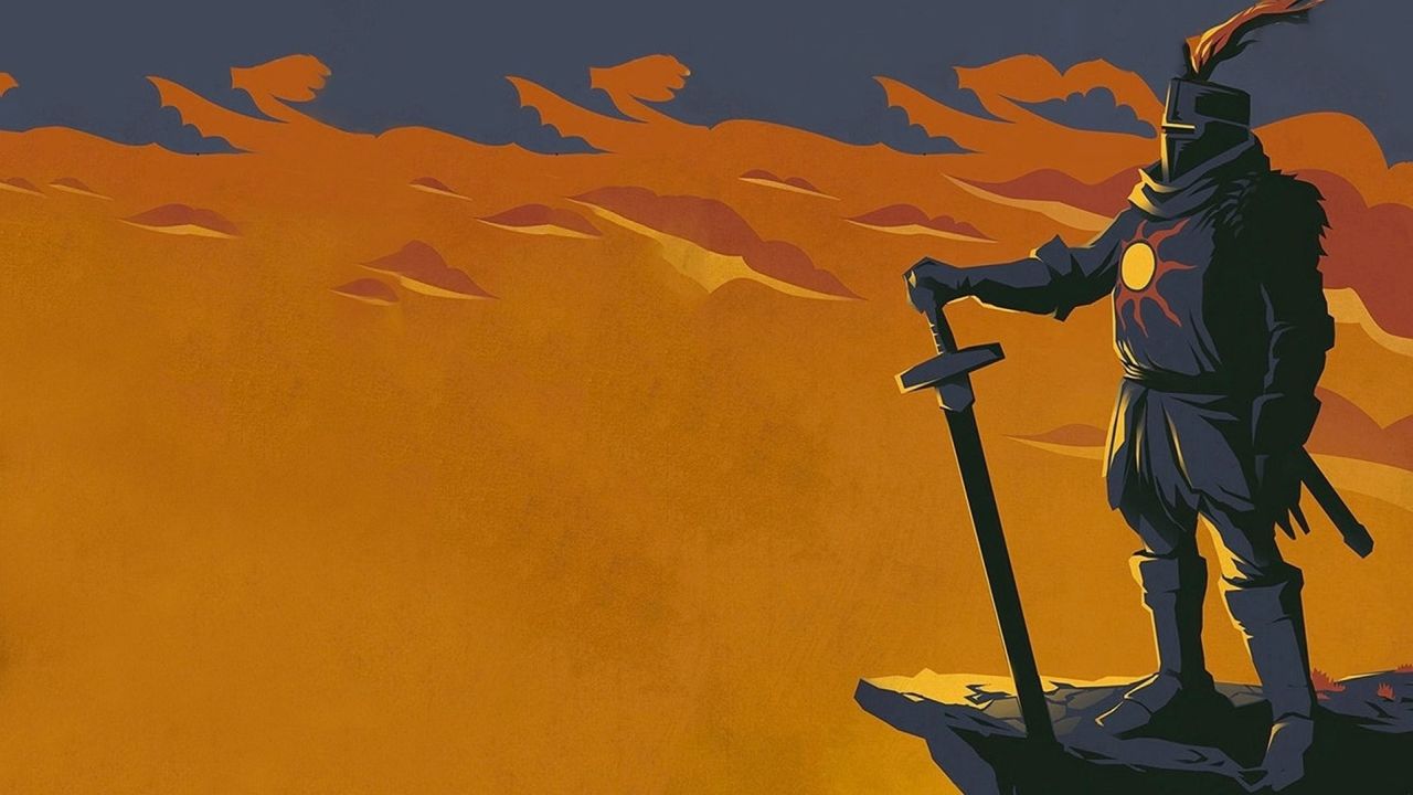 Solaire of Astora holding his sword