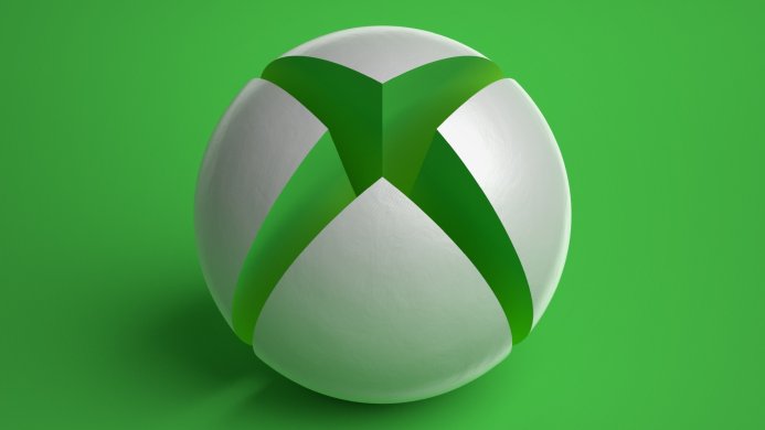 Xbox logo in green and white on a green background