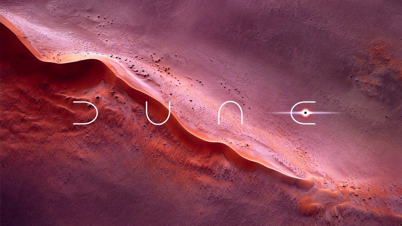 Dune movie landscape with sand dune