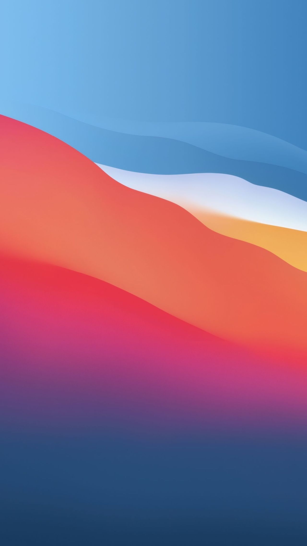 abstract gradient waves blue red orange purple white