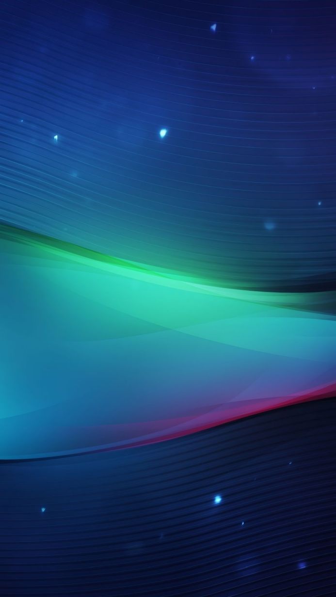Abstract background with blue, green, and red gradients and flowing lines