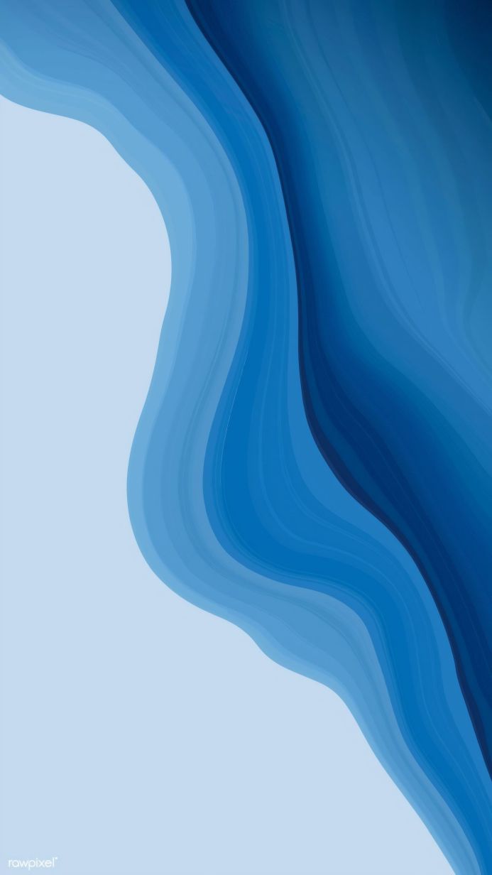 Abstract image with flowing blue waves