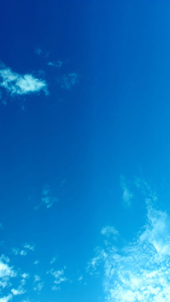 Blue sky with white clouds