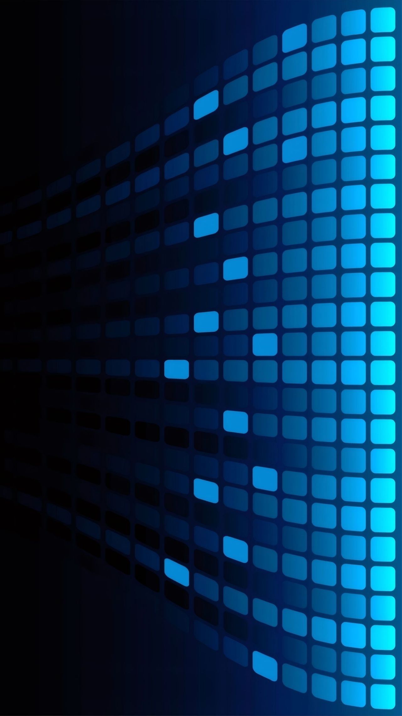 Blue digital grid abstract background gradient