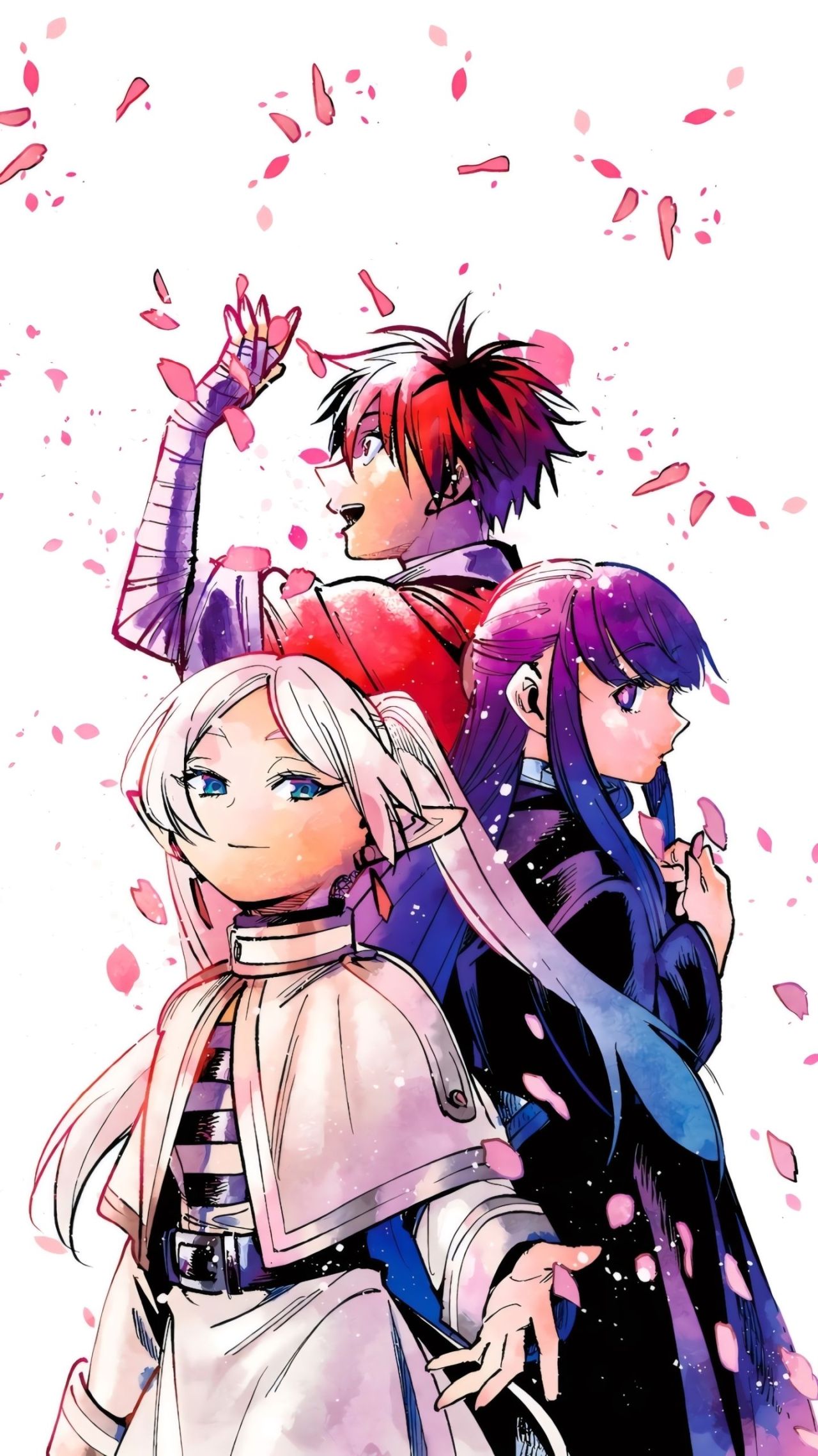 Frieren anime elf character beyond journey art