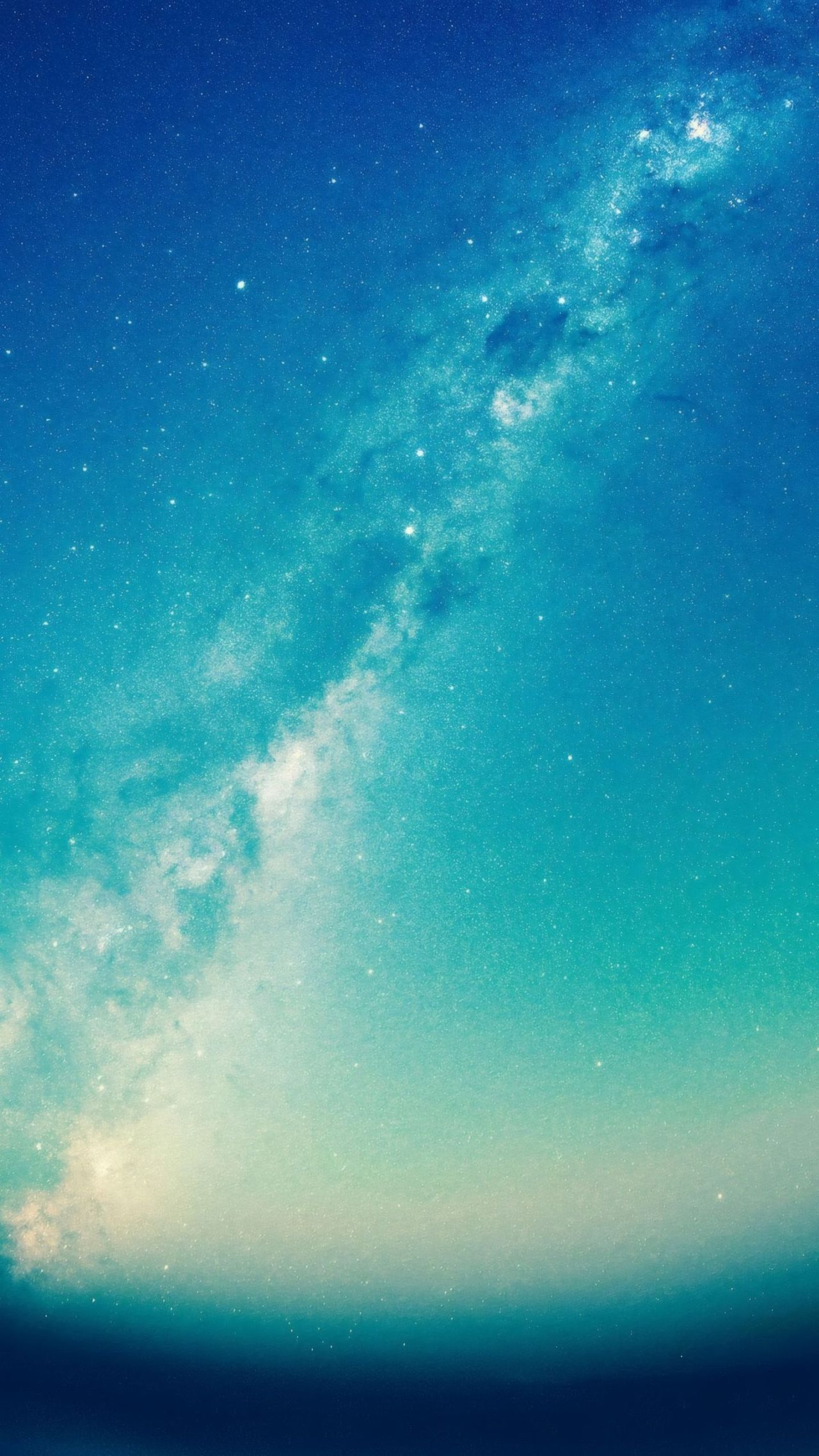 Night sky with stars and the Milky Way galaxy